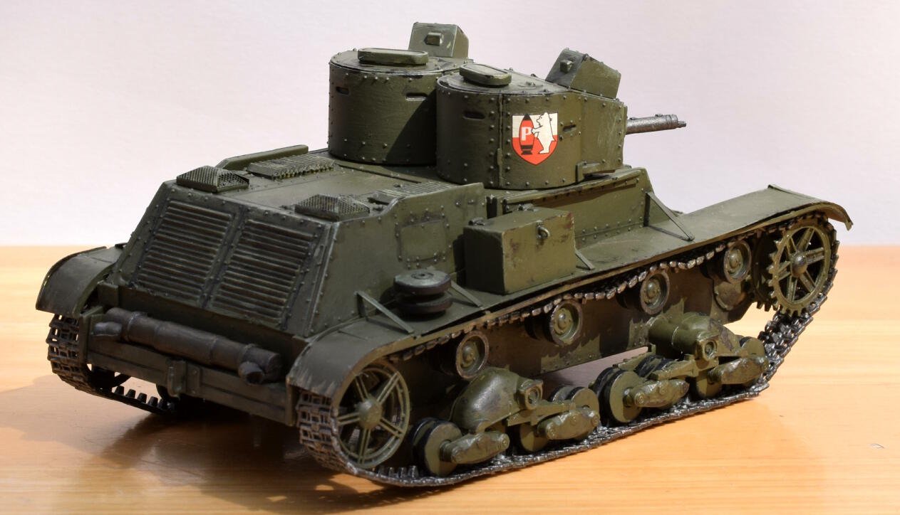 1 35 ボンプル高校 ７tp軽戦車 ミラージュ 1 35 Polish Light Tank 7tp Mirage
