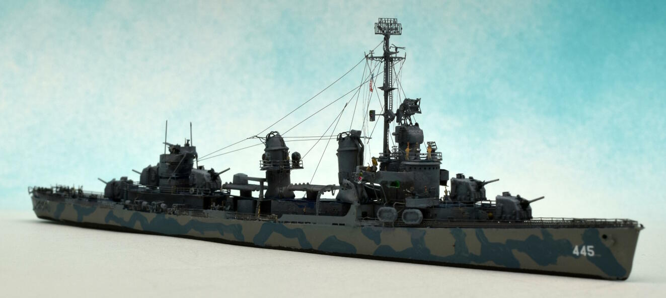 タミヤ製1/700 アメリカ海軍 フレッチャー級駆逐艦「フレッチャー 